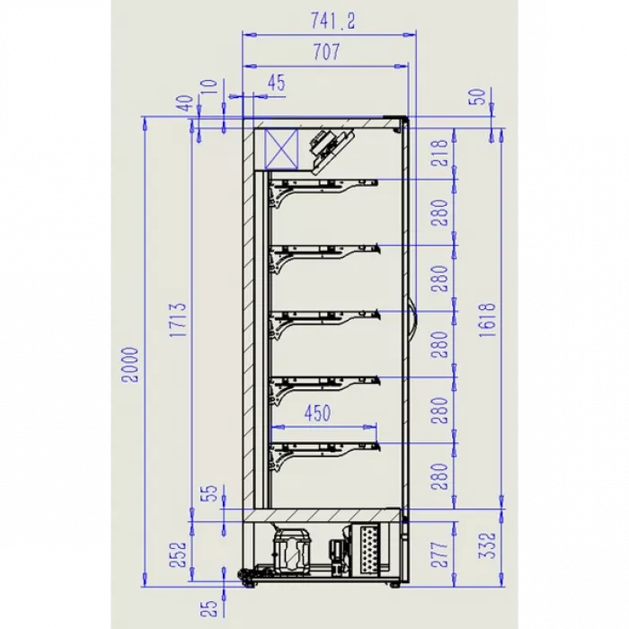 Wandkühlung Marco 1.9