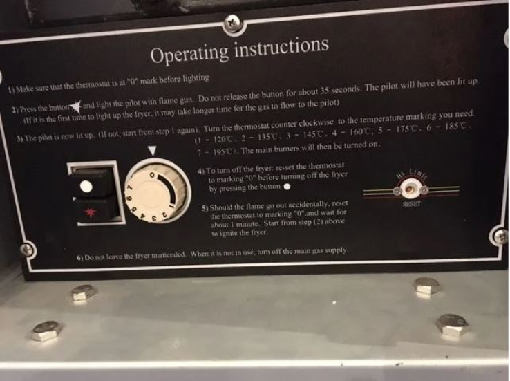 Friteuse Erdgas 1X21L