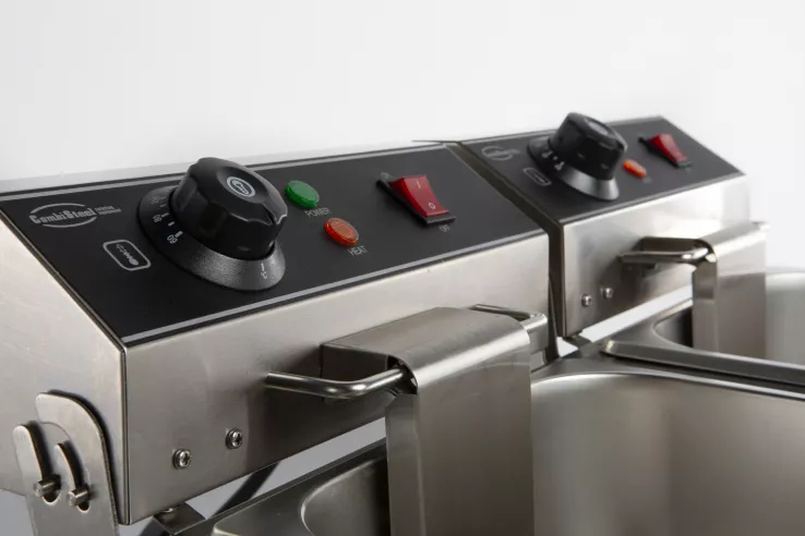 Elektro Tischfriteuse 2X6 L