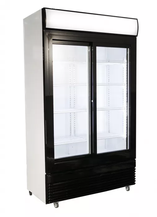 Kühlschrank mit Schiebetüren BEZ-780 SL - Glastürkühlschrank für Gastronomie und Gewerbe