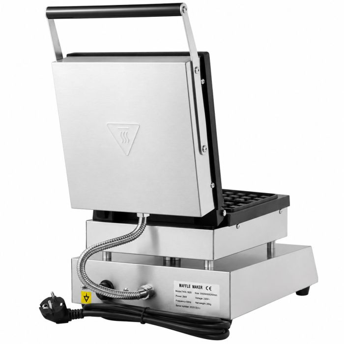 Waffeleisen 2 kW Edelstahl