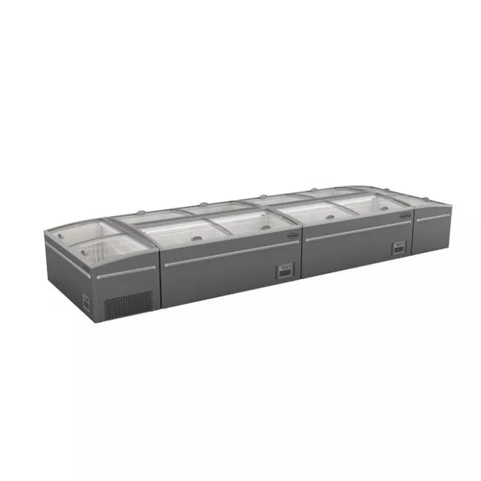 Supermarkt Tiefkühltruhe 2100 – 850 L, automatische Abtauung, LED
