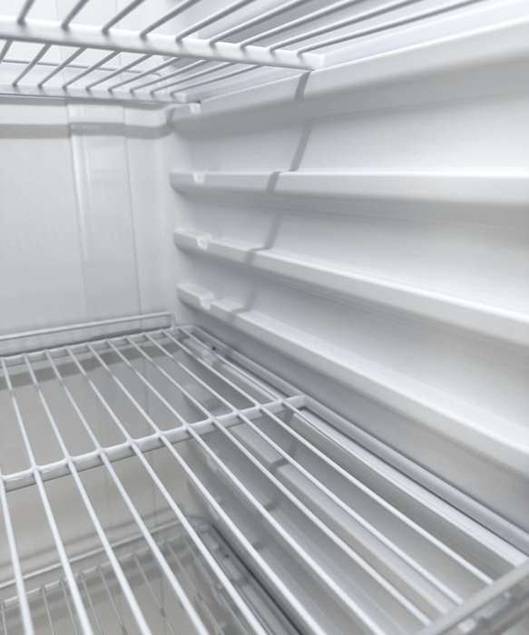 Glastürkühlschrank – 240 L, schwarz, LED, +1 bis +10 °C