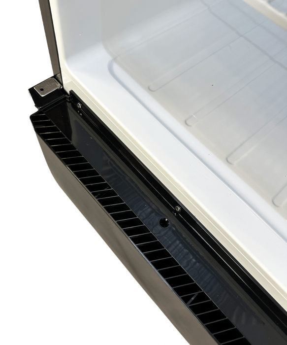 Glastürkühlschrank – 280 L schwarz, LED, +1 bis +10 °C