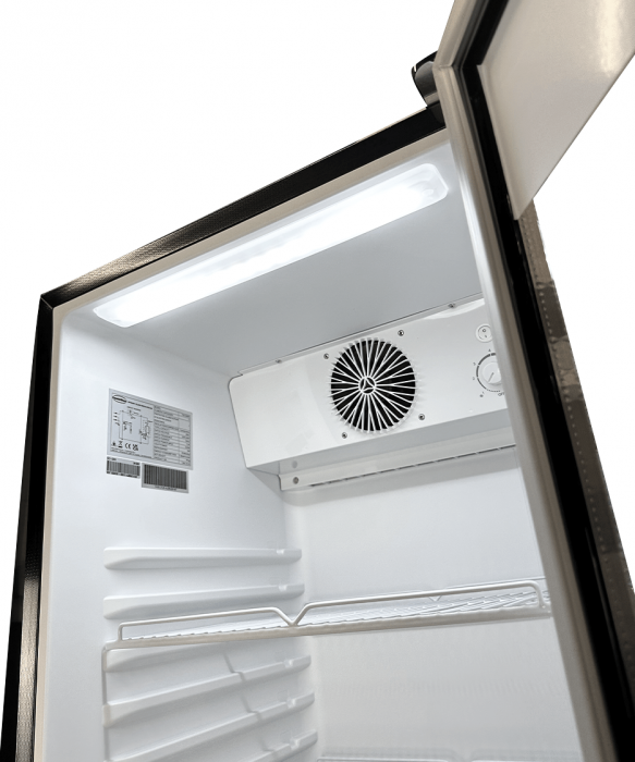 Glastürkühlschrank – 280 L schwarz, LED, +1 bis +10 °C