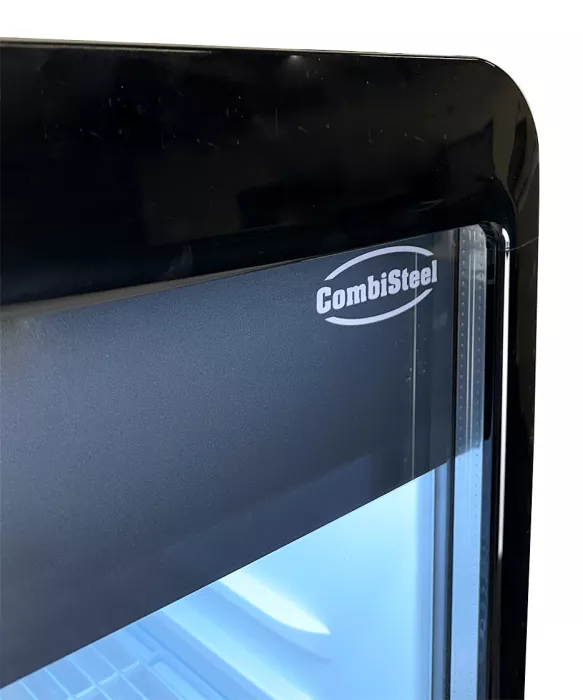 Glastürkühlschrank – 280 L schwarz, LED, +1 bis +10 °C