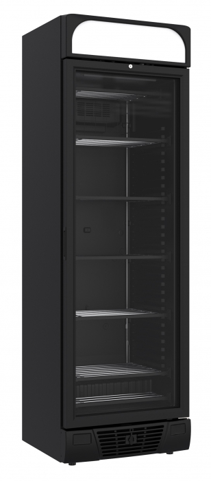 Combisteel Canopy Tiefkühlschrank 382 Liter Schwarz - Hochwertiger Tiefkühlschrank für die Gastronomie