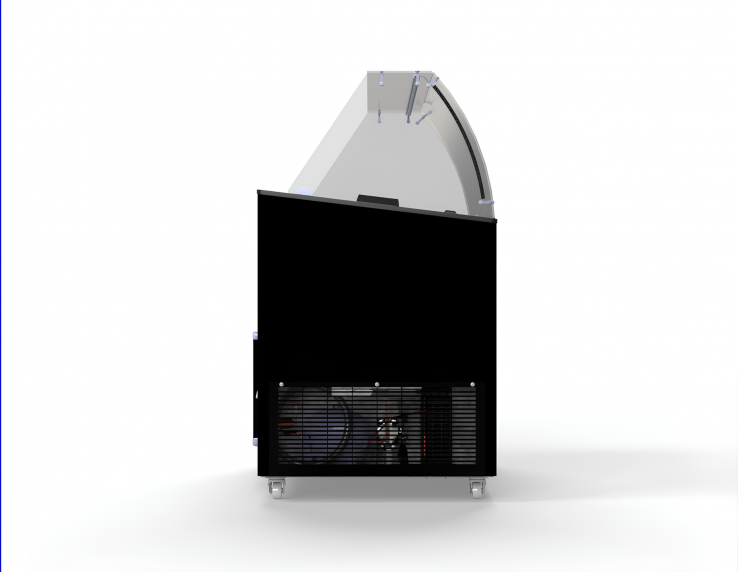 Speiseisvitrine Java Schwarz