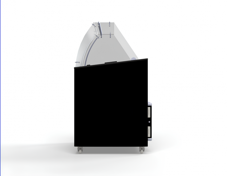 Speiseisvitrine Java Schwarz