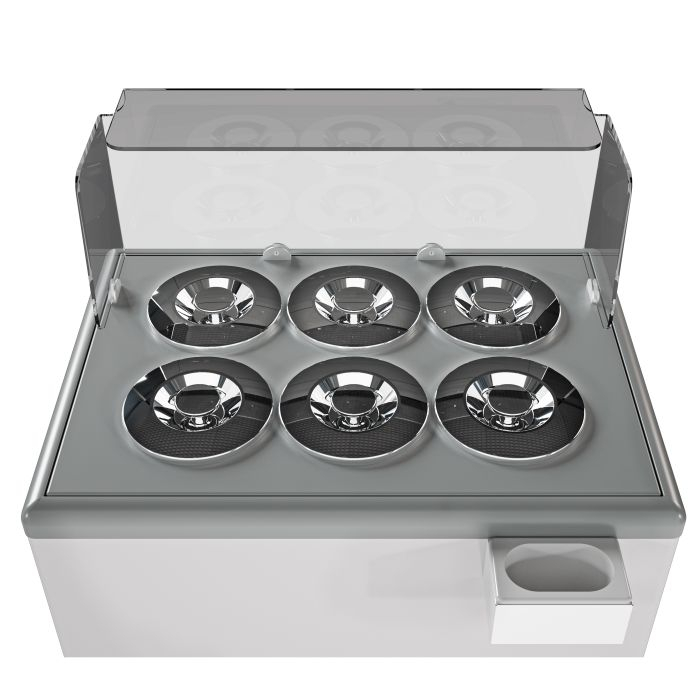 Speiseeisvitrine Zanzibar 6 – Professionelle Eisvitrine mit statischer Kühlung