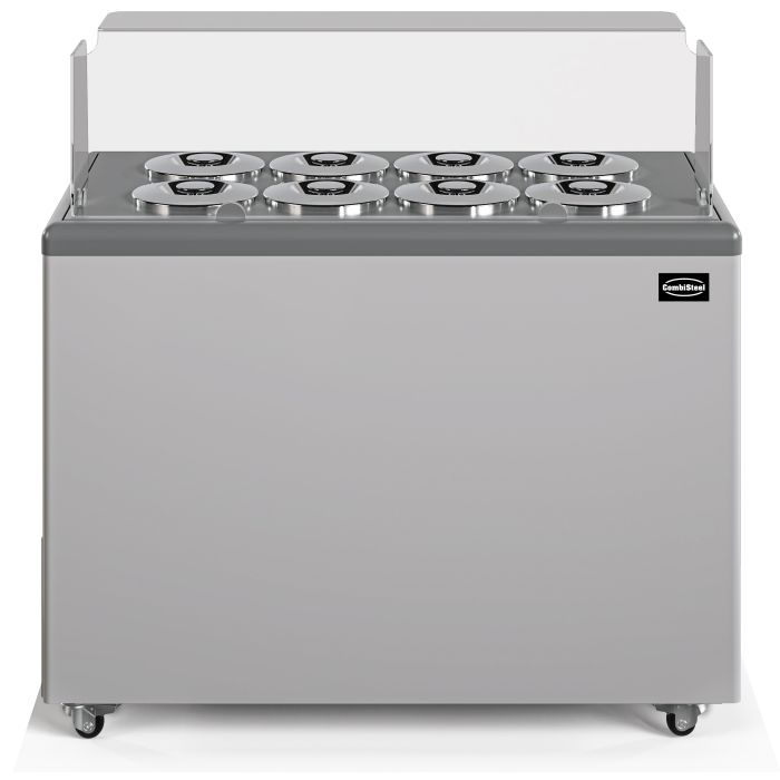 Speiseeisvitrine Zanzibar 8 mit statischer Kühlung und 8x7L Kapazität
