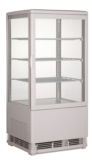 Kühlvitrine 68L Weiss
