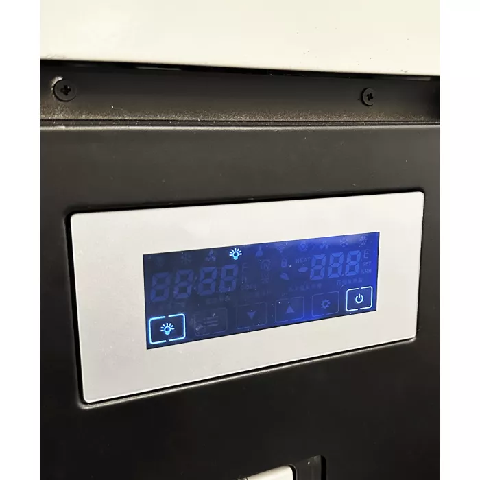 Speiseeisvitrine Borneo 12x5L – Umluftkühlung – 378 L