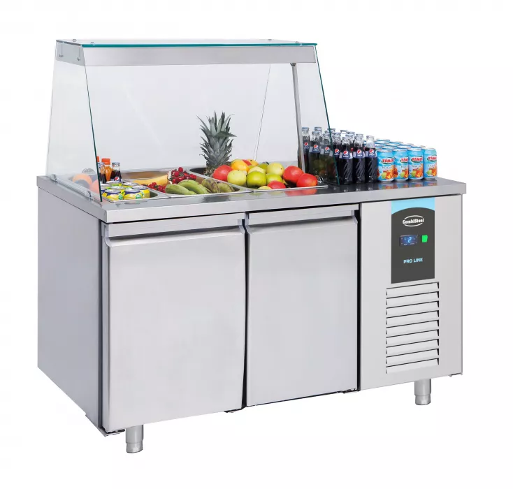 Saladette 2 Türen 3X 1/1Gn Behälter