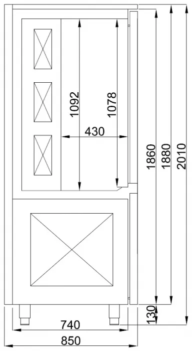 Schnellkühler 15X 1/1Gn