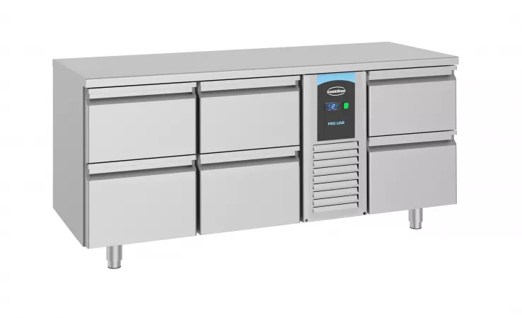 700 Kühltisch 6 Schubladen Monoblock