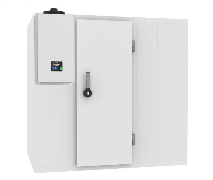 Kühl- und Frosterzelle 2400×4200 mm – Edelstahlboden