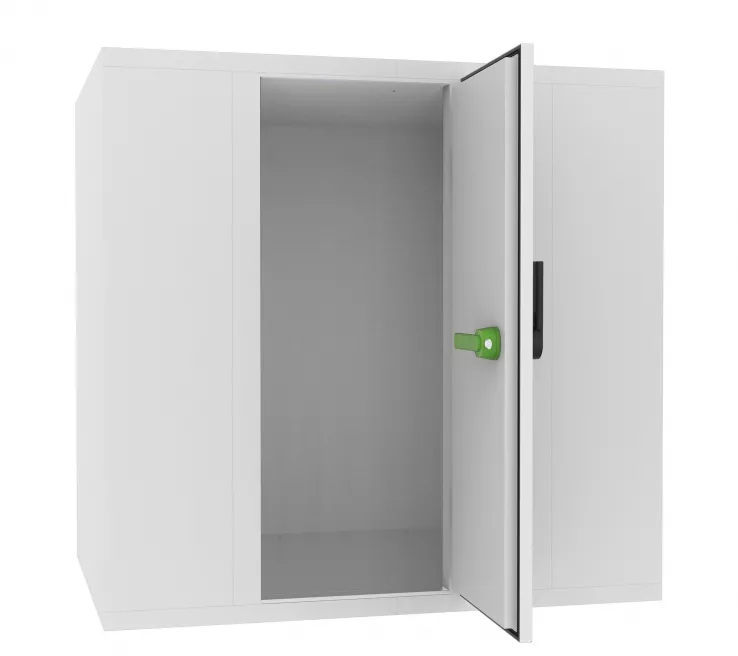 Kühl- und Frosterzelle 2400×4200 mm – Edelstahlboden