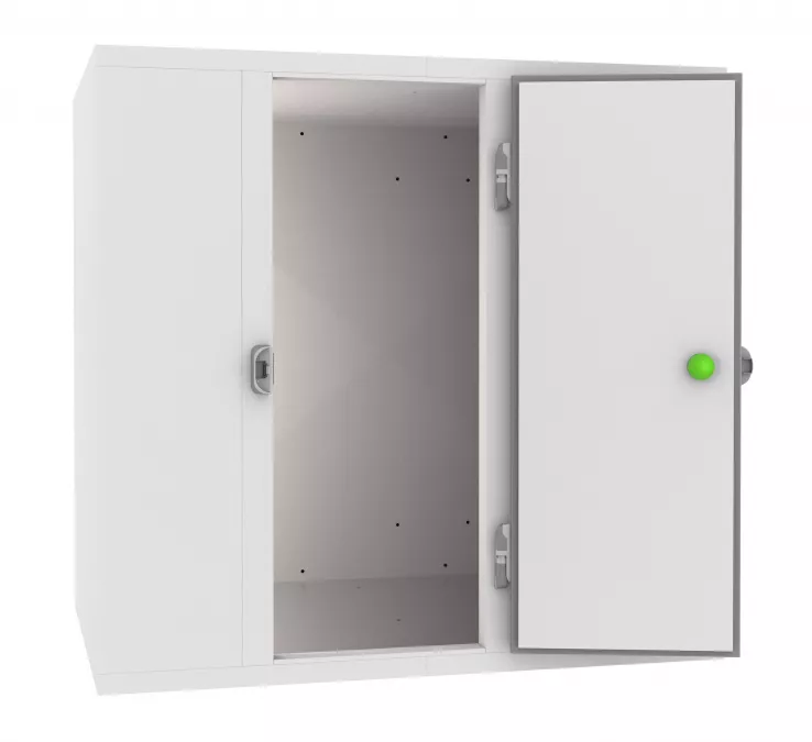Kühl- und Frosterzelle 3000×3000 mm – 120 mm Isolierung, Edelstahlboden