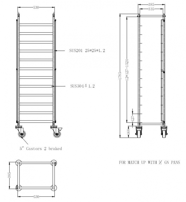 Abräumwagen Demontabel 1/1Gn