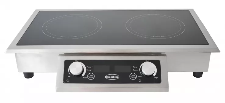 Einbau-Induktionsherd 2 Zonen – 7 kW Profi-Kochfeld