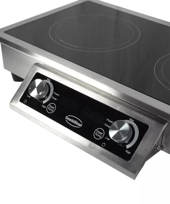 Einbau-Induktionsherd 2 Zonen – 7 kW Profi-Kochfeld