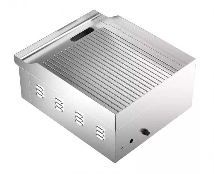 Gerillte Elektro-Grillplatte – Profi-Tischgrill