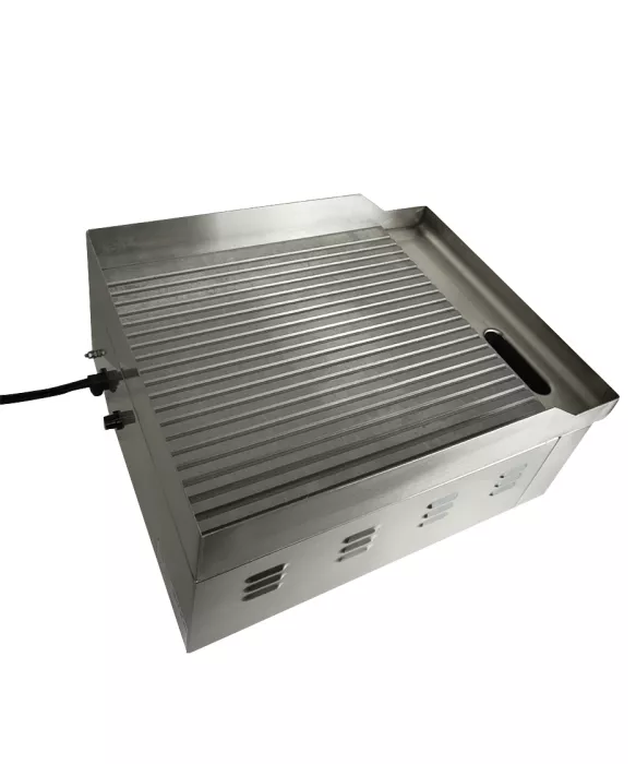 Gerillte Elektro-Grillplatte – Profi-Tischgrill