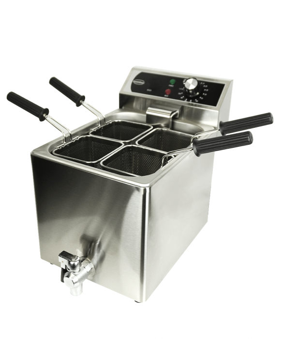 Elektrischer Nudelkocher 8 L – 4 Körbe – Tischgerät