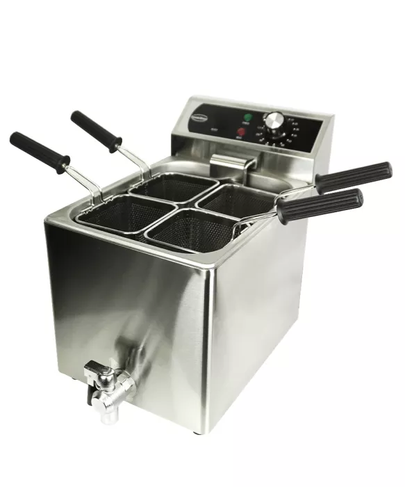 Elektrischer Nudelkocher 8 L – 4 Körbe – Tischgerät