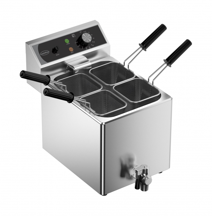 Elektrischer Nudelkocher 8 L – 4 Körbe – Tischgerät