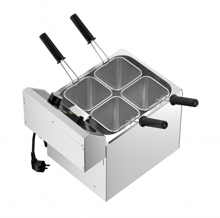 Elektrischer Nudelkocher 8 L – 4 Körbe – Tischgerät