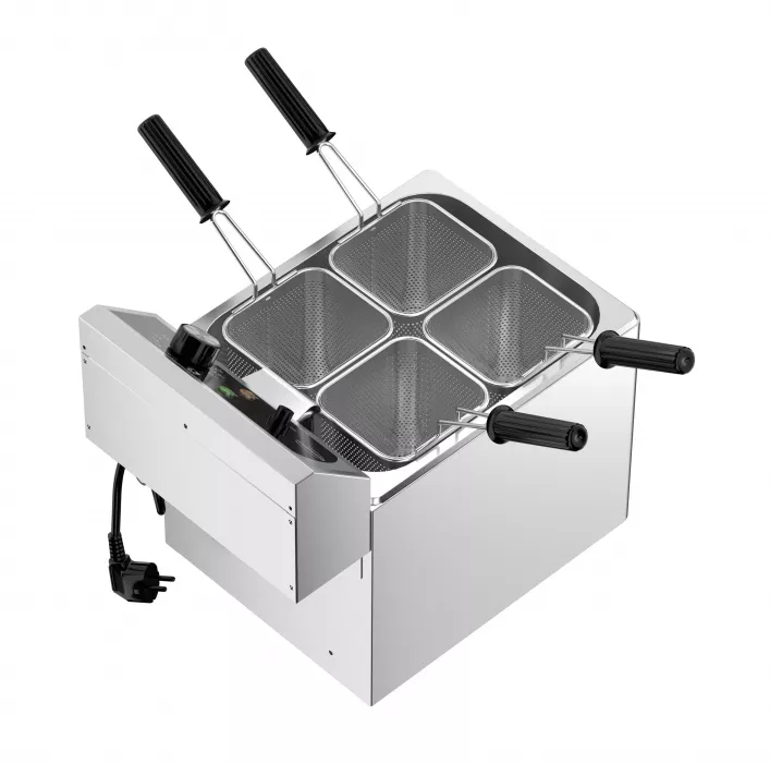 Elektrischer Nudelkocher 8 L – 4 Körbe – Tischgerät