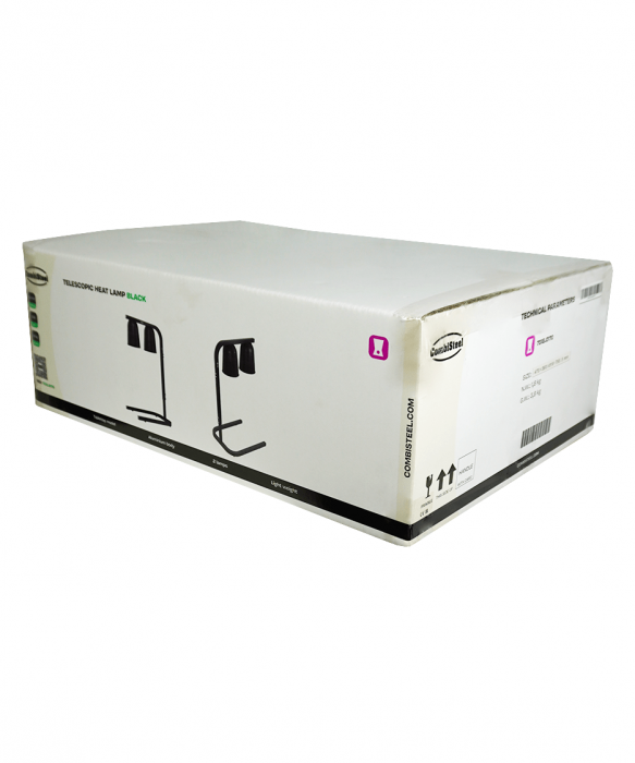 Wärmelampe Schwarz – Höhenverstellbare Speisewärmelampe