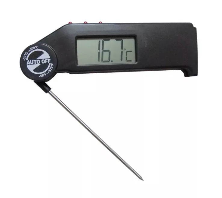 Taschenthermometer Mit Einklappbarer Sonde