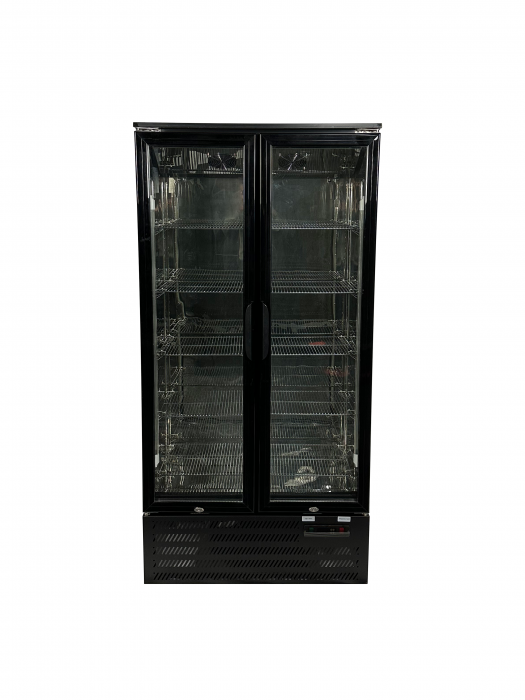 Barkühler Hoch – 458L Premium Kühllösung in Schwarz