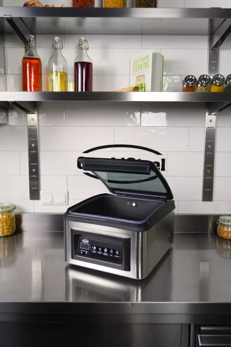 Vakuummaschine 300 mm – 380W – mit breiter Schweißnaht