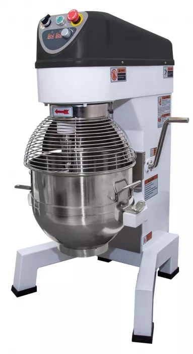 Planetenmischer 30 L – 10 Stufen – 1,5 kW – 230 V – Weiß