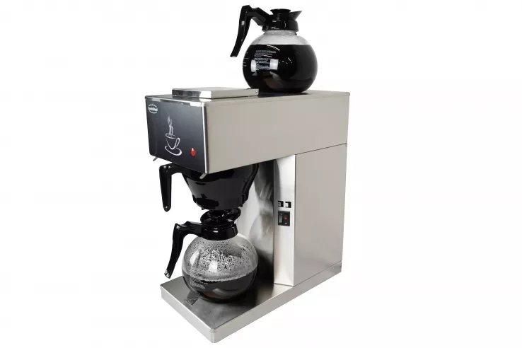 Kaffeemaschine mit 2 Glaskannen 1,8 L – 100 Tassen/Stunde