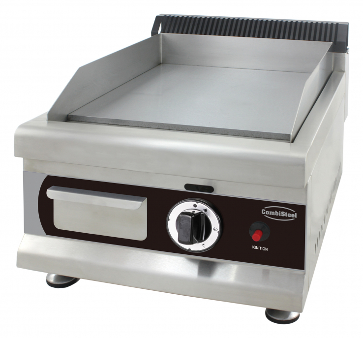 Propangas-Grillplatte 400, 3 kW, Edelstahl AISI 201, inkl. Umrüstsatz