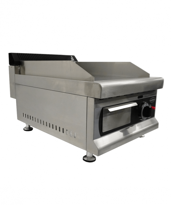 Gas Grillplatte Chrom 400, 3 kW, Edelstahl AISI 201, inkl. Umrüstsatz
