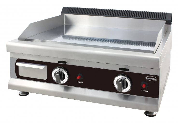 Gas Grillplatte Chrom 650, 6 kW,  inkl. Propan-Umrüstsatz