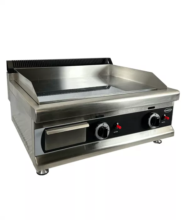 Propangas-Grillplatte Chrom 650, 6 kW, inkl. Erdgas-Umrüstsatz