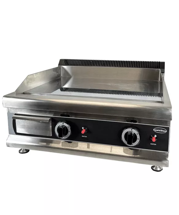 Gas Grillplatte Chrom 800, 6 kW, inkl. Umrüstsatz Propan/Erdgas
