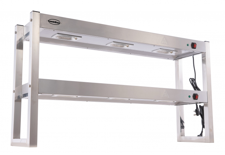 Aufsatzbord Halogen 2-stufig 1200