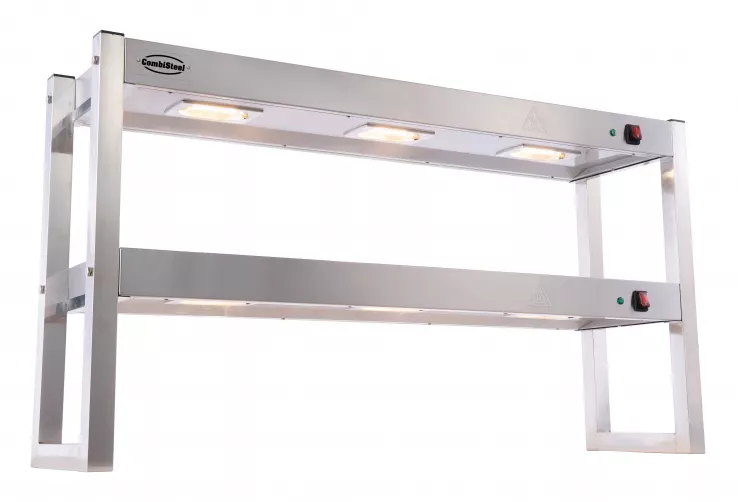 Aufsatzbord Halogen 2-stufig 1200