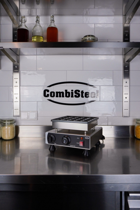 Poffertjes Waffeleisen – 25 Stück Ø4,5 cm – 0,9 kW – Tischgerät – Combisteel