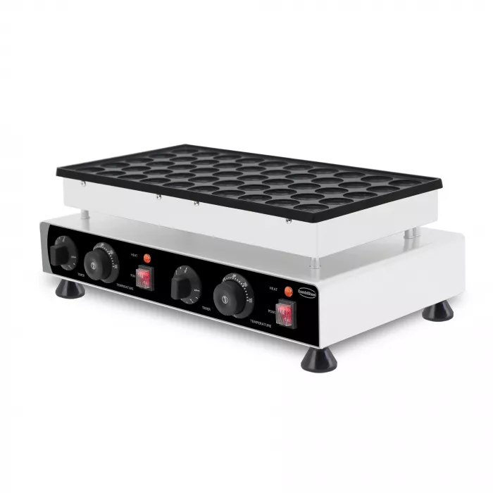 Poffertjes Waffeleisen – 50 Stück Ø4,3 cm – 1,8 kW