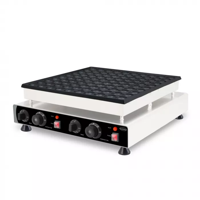 Waffeleisen – 100 Stück Ø4 cm – 2,4 kW – Edelstahl