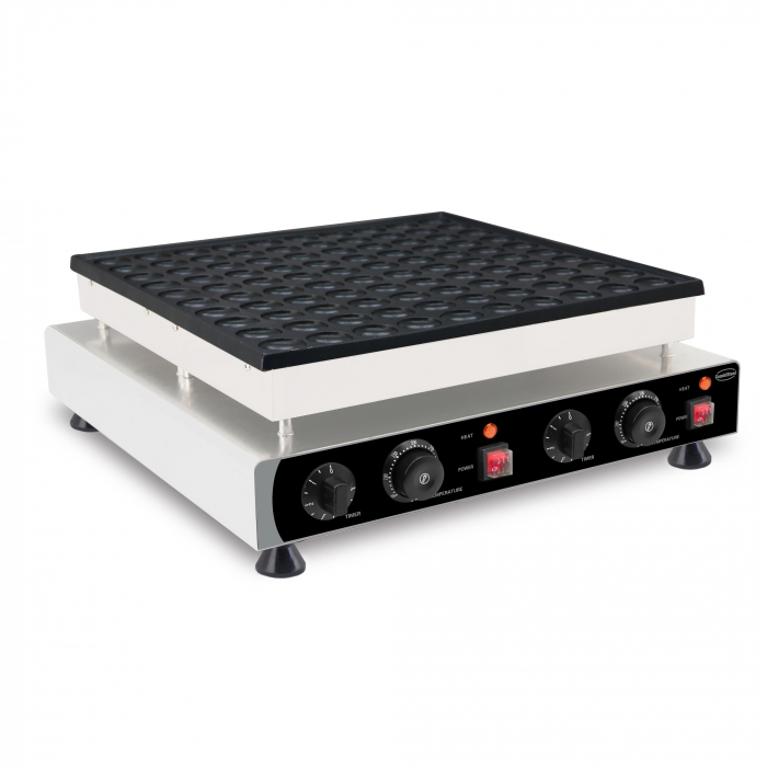 Waffeleisen – 100 Stück Ø4 cm – 2,4 kW – Edelstahl